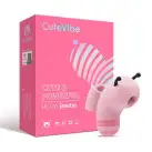 Вакуумный стимулятор с микротоками CuteVibe Beebe Pink, на палец photo 5