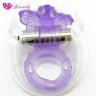 Мужское вибрационное кольцо фиолетовое photo 2
