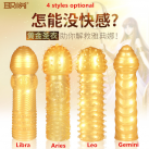 Силиконовые насадки на пенис 4-х стилей photo 2