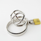 Мужской пояс верности. Нержавеющая сталь. photo 3