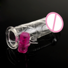 Насадка на пенис реалистичная прозрачная с вибрацией photo 4