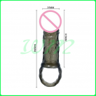 Силиконовая насадка на пенис photo 1