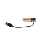 Віброкуля PowerBullet First-Class Bullet 2.5″ з Key Chain Pouch, Rose Gold, 9 режимів вібрації photo 2