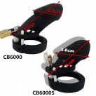 Черное силиконовое кольцо на пенис Cock Cage G7-2-3 с замком photo 3