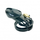 Пояс верности для мужчин. 5 колец. Нержавеющая сталь. Черный. photo 6