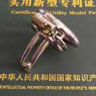 Кольцо из нержавеющей стали на пенис с уретральным катетером photo 1