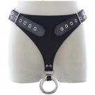 Кожаная портупея с кольцами для пениса photo 1