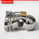 Кольцо на пенис из нержавеющей стали с замком photo 2