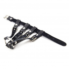 Эрекционное кольцо на кожаных ремнях photo 3