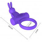 Эрекционное кольцо с вибропулей и насадкой для клитора photo 4