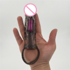 Насадка на пенис силиконовая с вибрацией photo 3