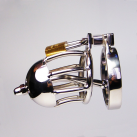 Кольцо для пениса. Пояс верности. Нержавеющая сталь. С катетером. photo 3