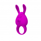 Кольцо для пениса Кролик. Силикон. Вибрационный. 10 режимов. photo 3