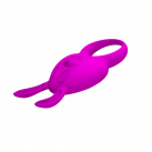 Кольцо для пениса Кролик. Силикон. Вибрационный. 10 режимов. photo 4