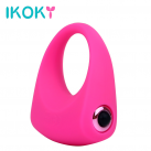 Водонепроницаемое силиконовое кольцо на пенис IKOKY с вибрацией photo 2