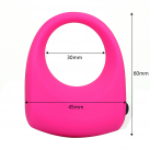 Водонепроницаемое силиконовое кольцо на пенис IKOKY с вибрацией photo 1