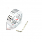 Эрекционное кольцо двойное из стали photo 3