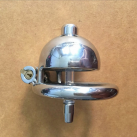 Пояс верности для мужчин. Нержавеющая сталь. С замком. С катетером для стимуляции уретры. photo 4