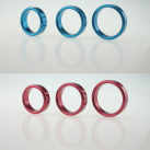 Металлическое кольцо на пенис, 1 шт., диаметр 40/45/50mm photo 3