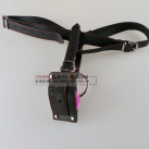 Кожанне мужские трусы с анальным плагином и эрекционным кольцом photo 5