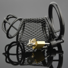 Пояс верности для мужчин. Нержавеющая сталь. С замком. Черный. photo 4