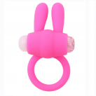 Вибрационное кольцо Кролик из силикона photo 1