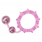 Кольцо для пениса с двумя мячами. Силикон. photo 4