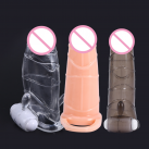 Вибрационная многоразовая насадка на пенис Extender photo 1