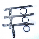 Кільця для пеніса. Нержавіюча сталь, шкіра. photo 2