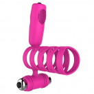 Вибрационное кольцо из силикона на пенис, водонепроницаемое photo 3