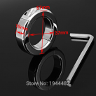 Кольцо на мошонку. Нержавеющая сталь. 180 гр. photo 1