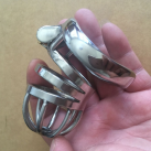 Пояс верности для мужчин. Нержавеющая сталь. С замком. photo 3