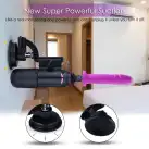 Високомобільна смарт секс-машина Hismith Pro Travel APP з фалоімітатором, дві присоски, пульт ДК photo 5