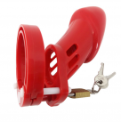 Красный пояс верности с замком для мужчин photo 5