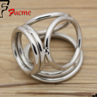 Кольцо для пениса из нержавеющей стали, 32/38/38/45 мм photo 2