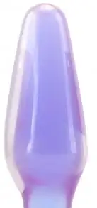 Анальная пробка CRYSTALL JELLIES MEDIUM BUTT PLUG PURPLE photo 2