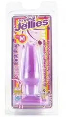 Анальная пробка CRYSTALL JELLIES MEDIUM BUTT PLUG PURPLE photo 6