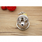 Пояс верности для мужчин. Нержавеющая сталь. С замком. С катетером для стимуляции уретры. photo 4