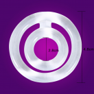 Двойное эрекционное кольцо. Силикон photo 2