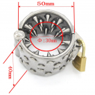 Насадка на пенис со стальными шипами photo 2