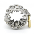 Насадка на пенис со стальными шипами photo 3