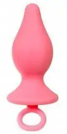 Анальная пробка POP PLUGS LARGE PINK   photo 1