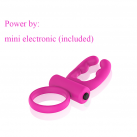 Эрекционное кольцо с вибрацией и нальный стимулятором photo 1