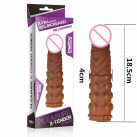 Насадка на пенис ManPenisSleeve, 18.5 см photo 5