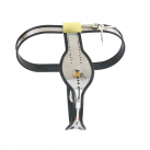 Мужской пояс верности из нержавеющей стали photo 3