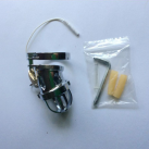 Пояс верности для мужчин. Нержавеющая сталь. С замком. С подключением к электростимуляции. photo 2