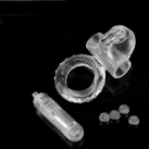 Силиконовая насадка Кролик с вибрацией для мужчин photo 1