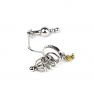 Стальной пояс целомудрия с анальной пробкой photo 1