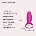 Водонепроницаемое кольцо на пенис Aphojoy с вибрацией photo 3