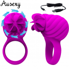 Силиконовое кольцо на пенис AUSEXY Prettylove, водонепроницаемое photo 2